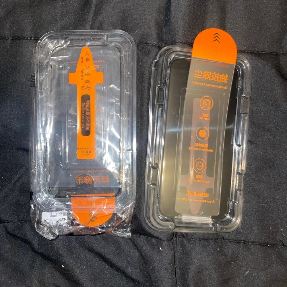 2 iPhone 15 Pro Max Tempered Screen Protector